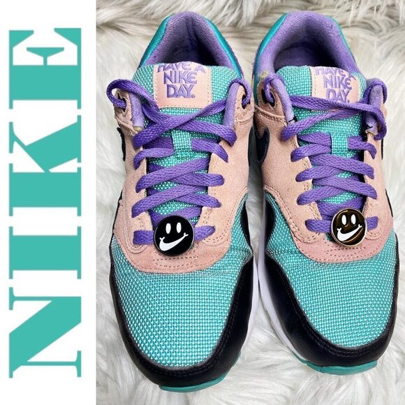 LIMITED EDITION NIKE AIR MAX Have A Nike Day Smiley Face, Women’s 9 - Picture 2 of 15